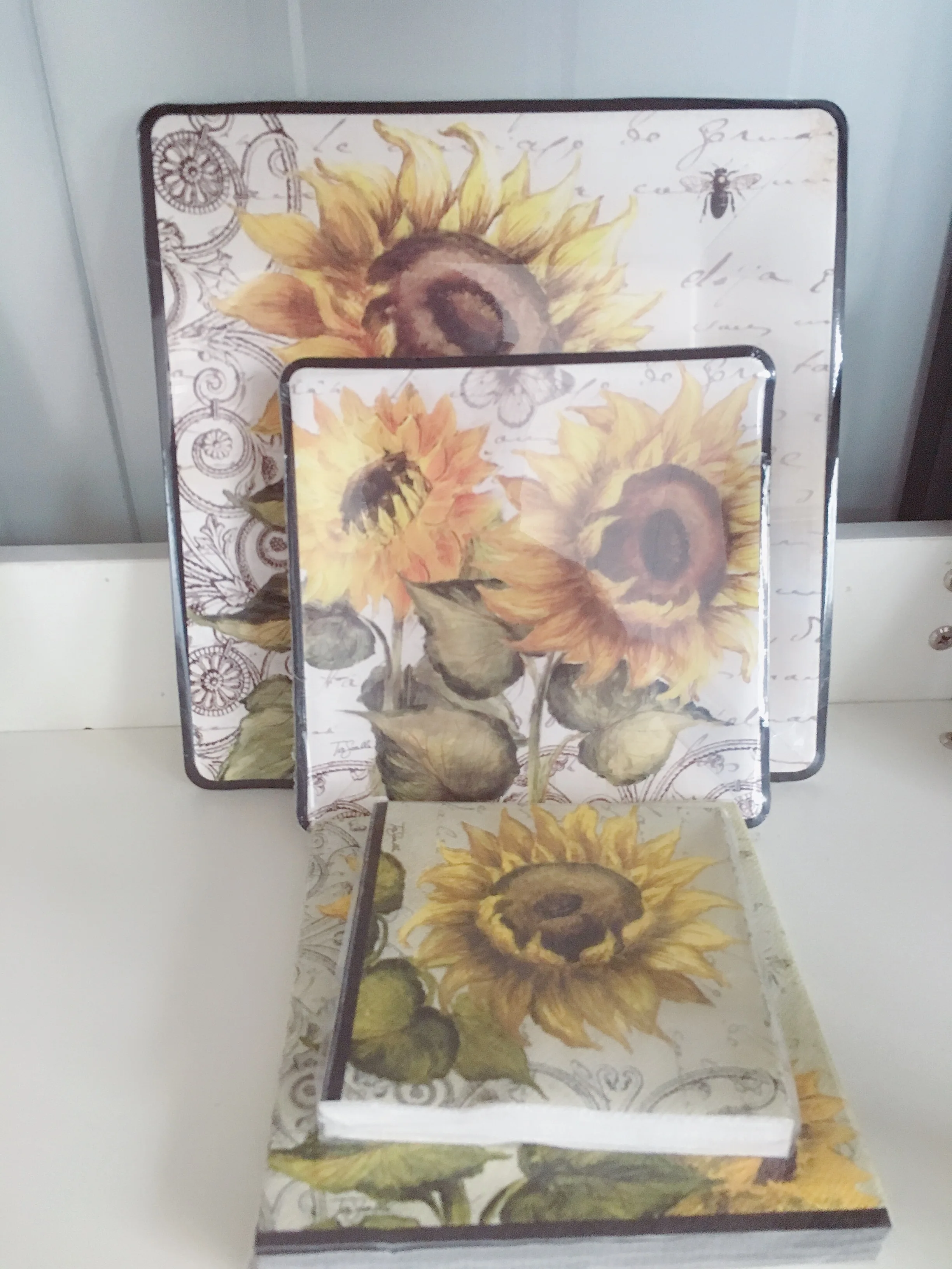 High Quality Cocktail Gold Foil Paper Napkins disposable tissue art design napkin