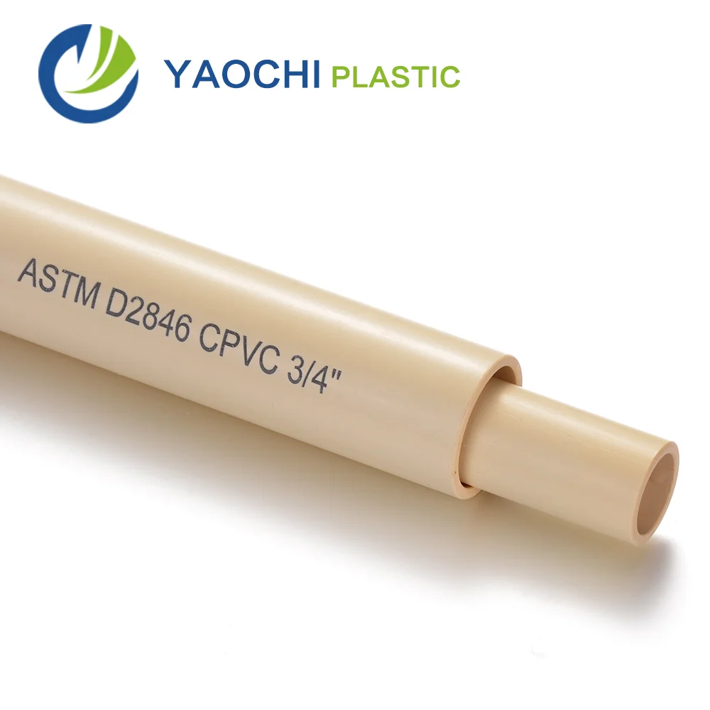 Изготовленные на заказ пластиковые трубы всех размеров ASTM D2846 CPVC цены из