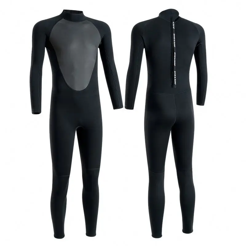 1.5mm 3mm 5mm Custom Printing Diving Swimming Snorkeling Long Sleeve Back Zip Wetsuit Men Diving Suits Diving Wetsuit