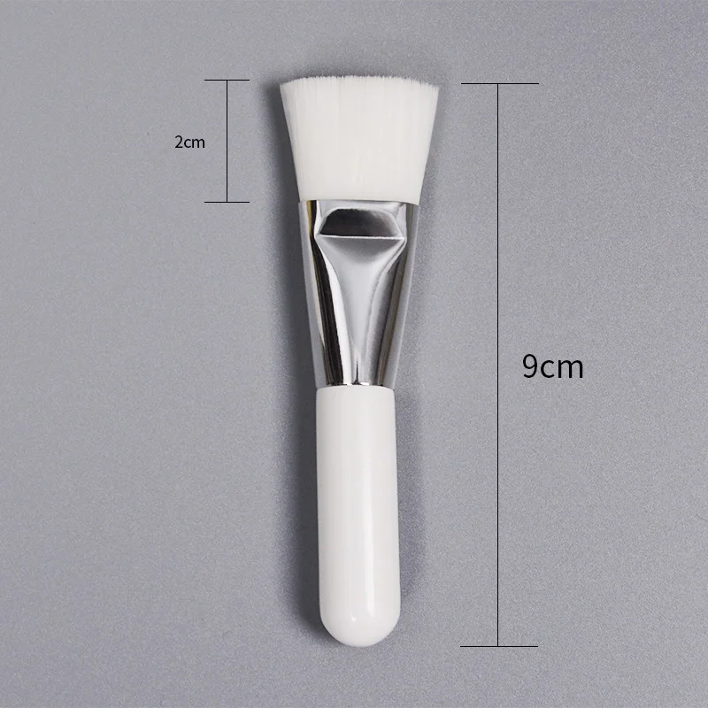 Professional Beauty Wood  Facial Mask Applicator Custom Logo Makeup Brush White Vegan Face Mask Brush For Makeup