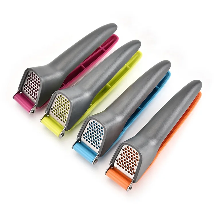 Лидер продаж кухонный гаджет Amazon экологически чистый ручной пресс для чеснока из нержавеющей стали