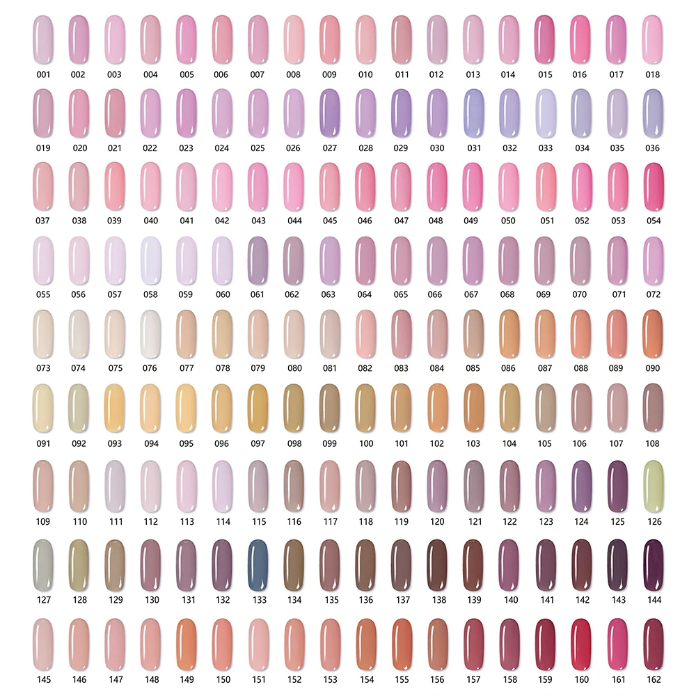 2237 Color High Quality Non Toxic Wholesale Nail Supplies Natural UV Nail Gel Polish