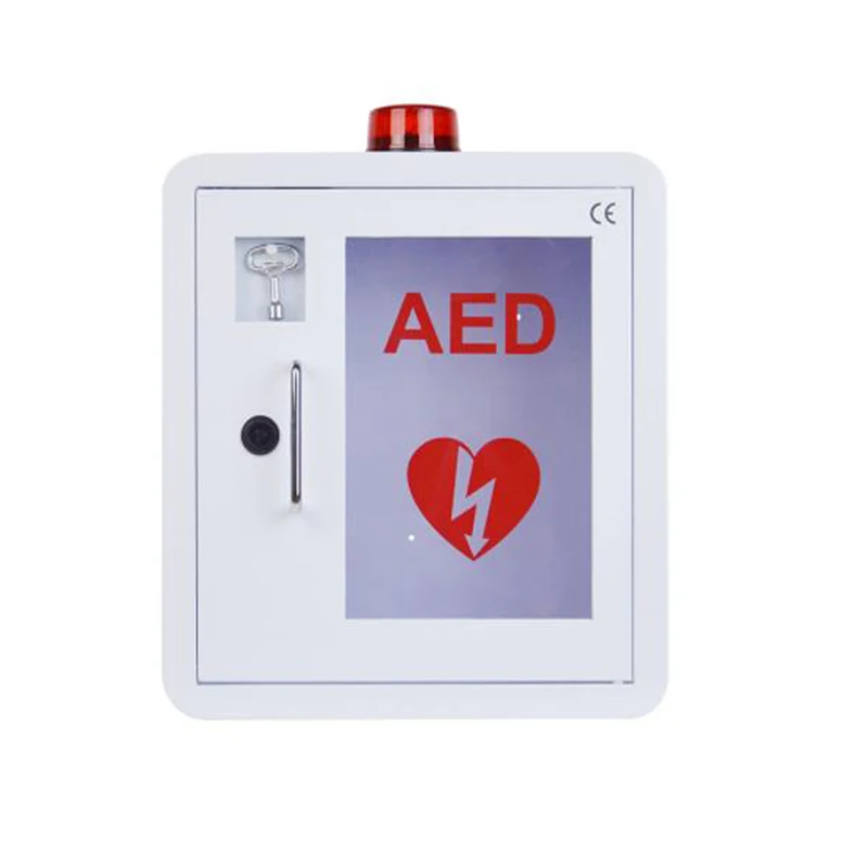 Medical First-aid Portable Aed Automated External Defibrillator Machine Cabinet Price