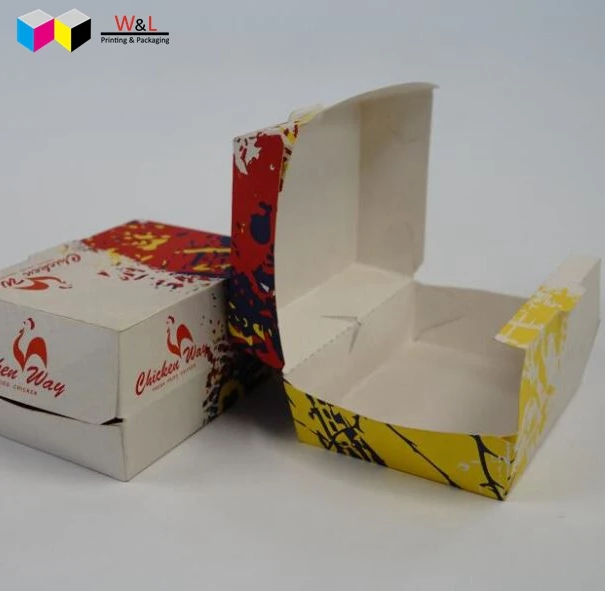 personized 100% food grade burger box hamburger box packing