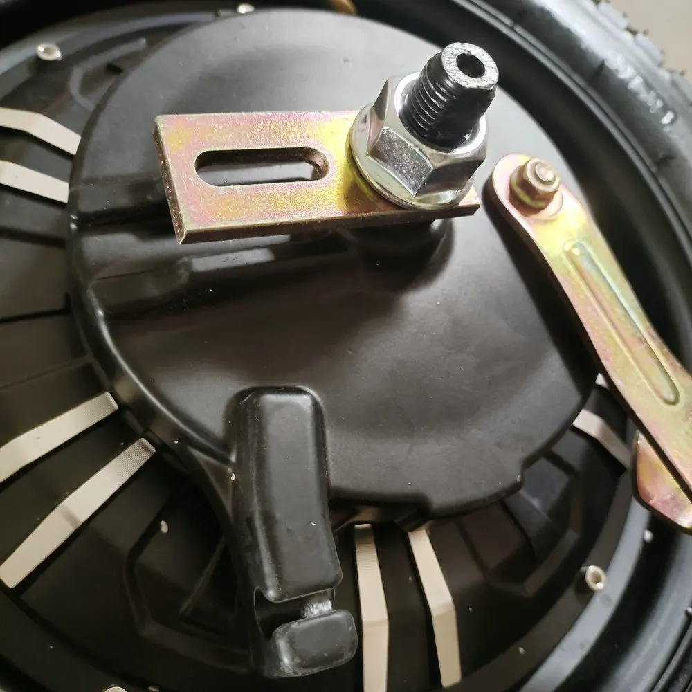 10 Inch New National Standard 14 Inch Left Drum Brake Motor High-Power Modified Silent 48v60v500w-1500w with tyre 14x2.5, 3.0-10