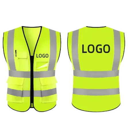 Outdoor Protective Workwear Reflector Jacket Adults Construction Warning Safety Reflective Vest