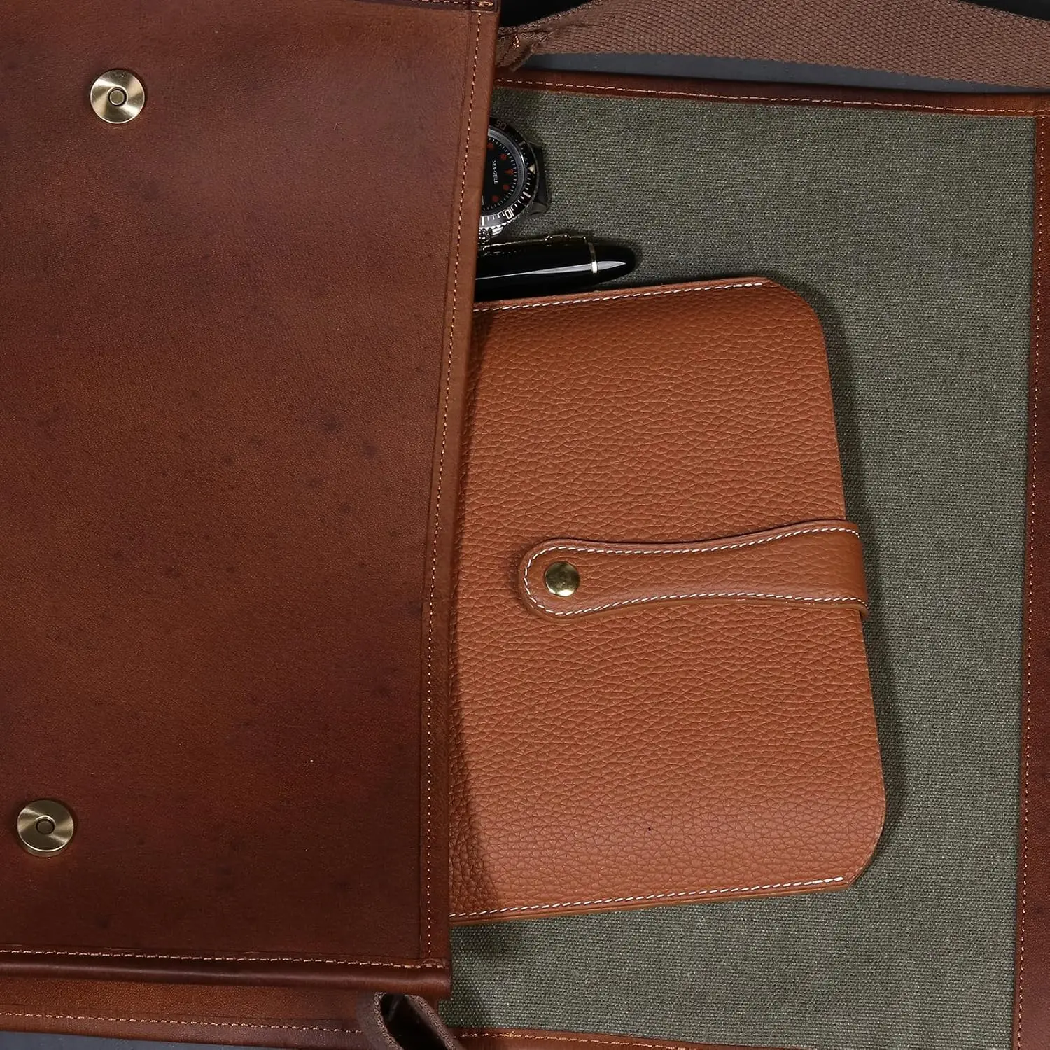 Leather case with Pencil for ipad Pro Air 11 13 Inch Genuine Leather Bag for Men Women Business Simple Design Classical