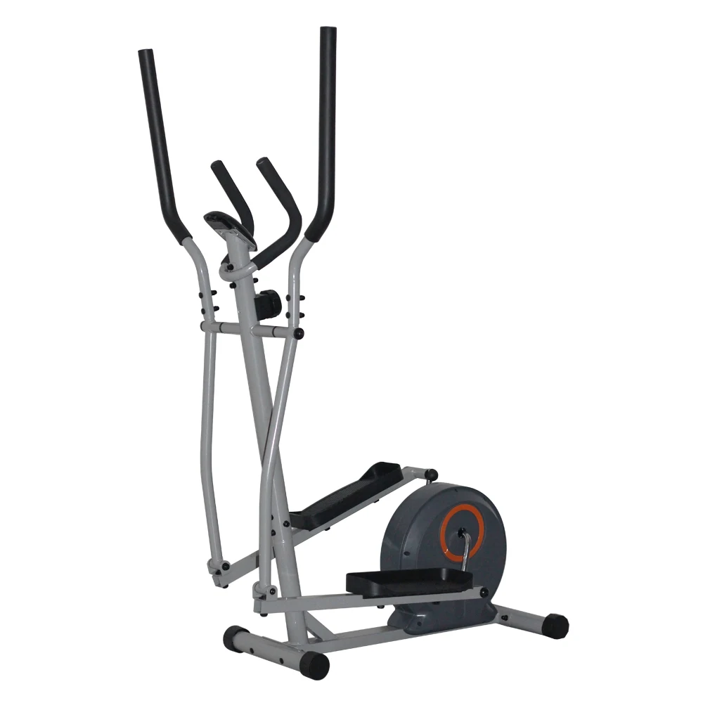 Small Steel Elliptical Trainer Exercise Machine 8 Gears Adjustment with Magnetic Control for Home Gym Use