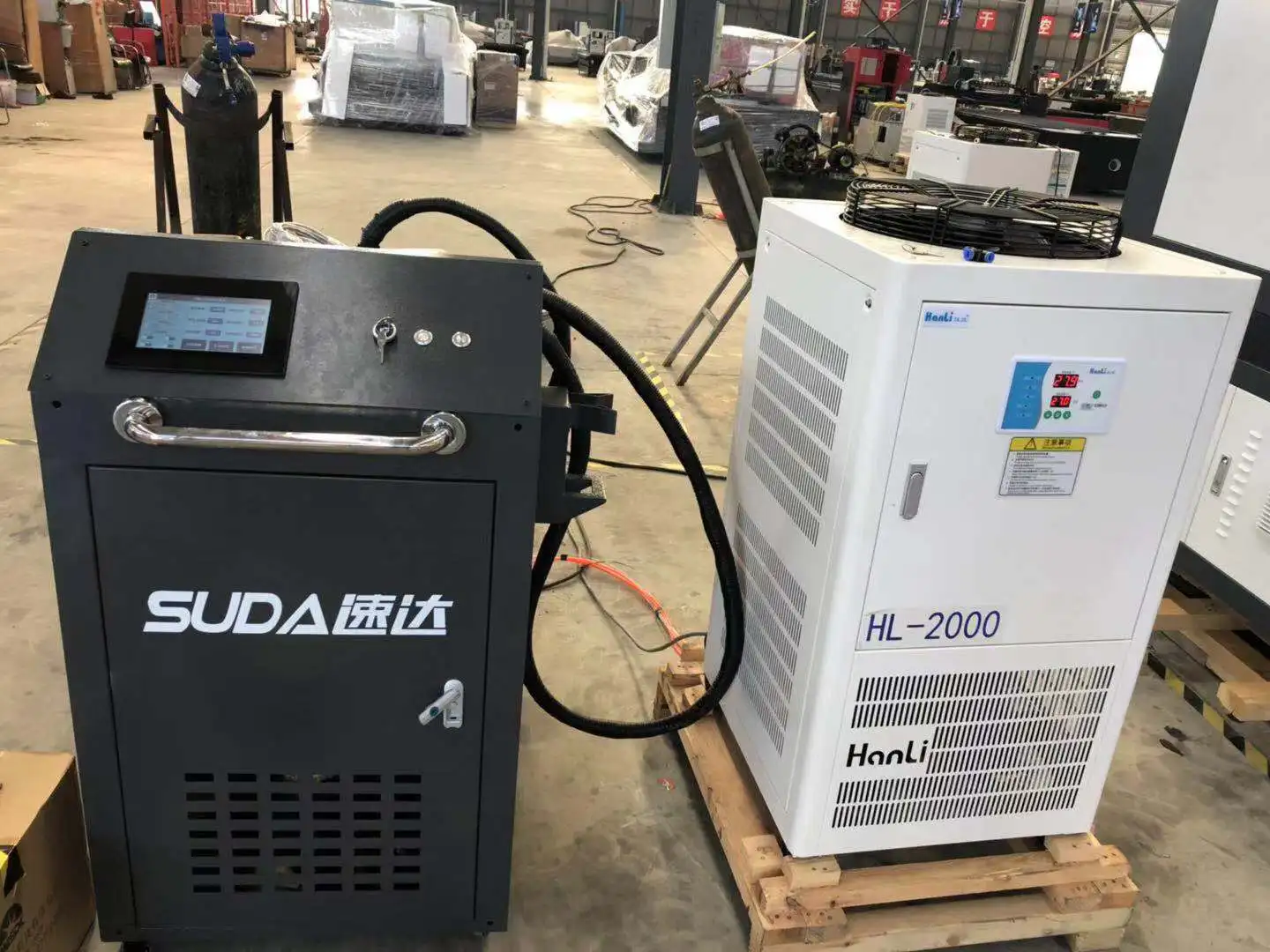 1000W  Hand Held Stainless Steel Fiber Handheld Portable Laser Welding Machine for Metal