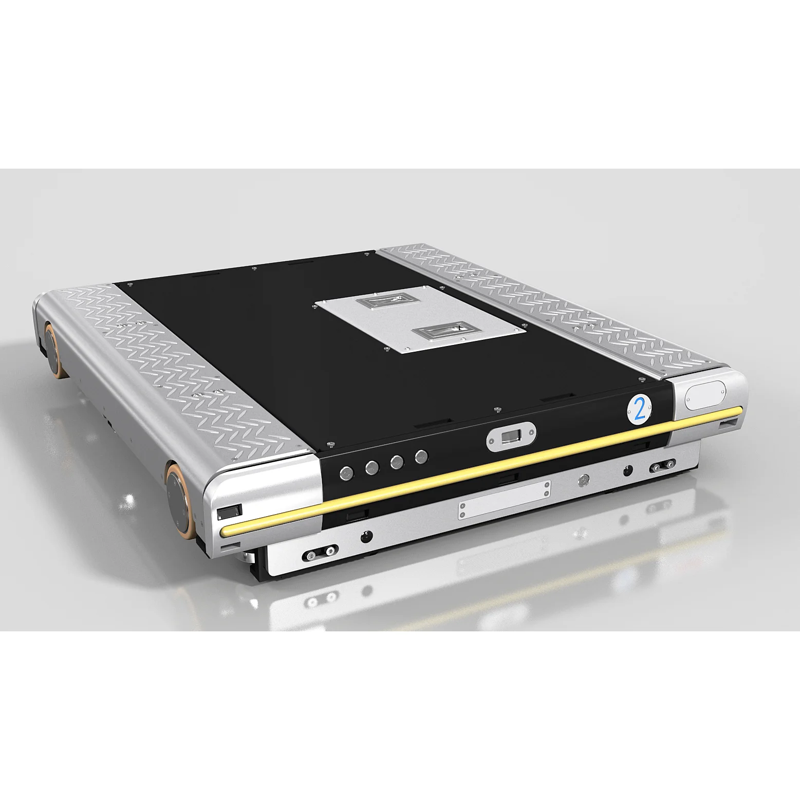 Pallet runner for radio shuttle racking forklift type with shuttle cart