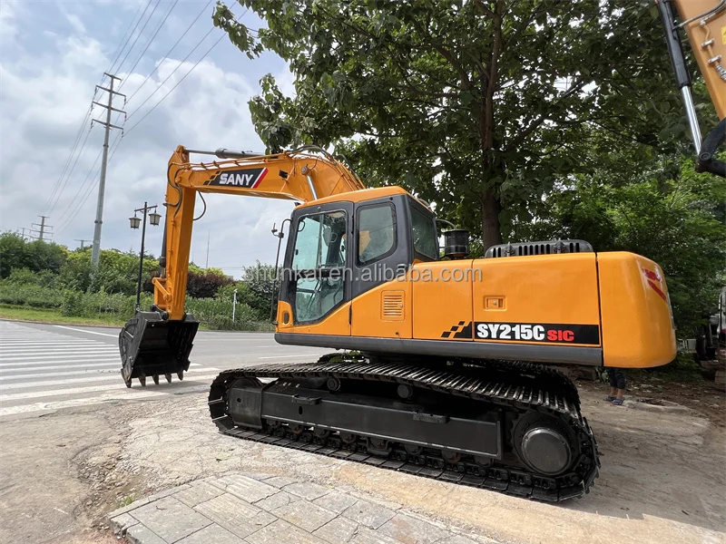 SANY second hand excavator SY215C SY235C with ISUZU engine heavy used excavator ready to ship