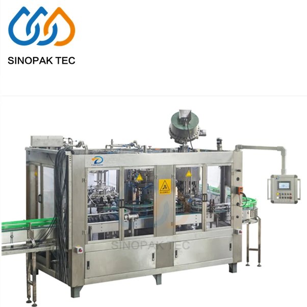 Full Automatic Monobloc 3 in 1 monoblock glass bottle rinsing filling corking machine for Gin liquor wine alcohol Vodka Whisky