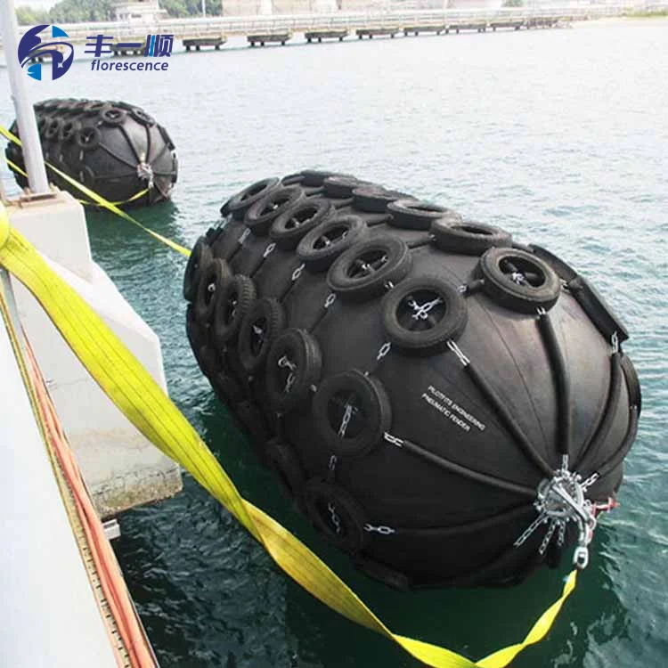 Yokohama Fender For Ship Protection Pneumatic Rubber Fender  Natural Rubber Inflatable Fender For Marine Use