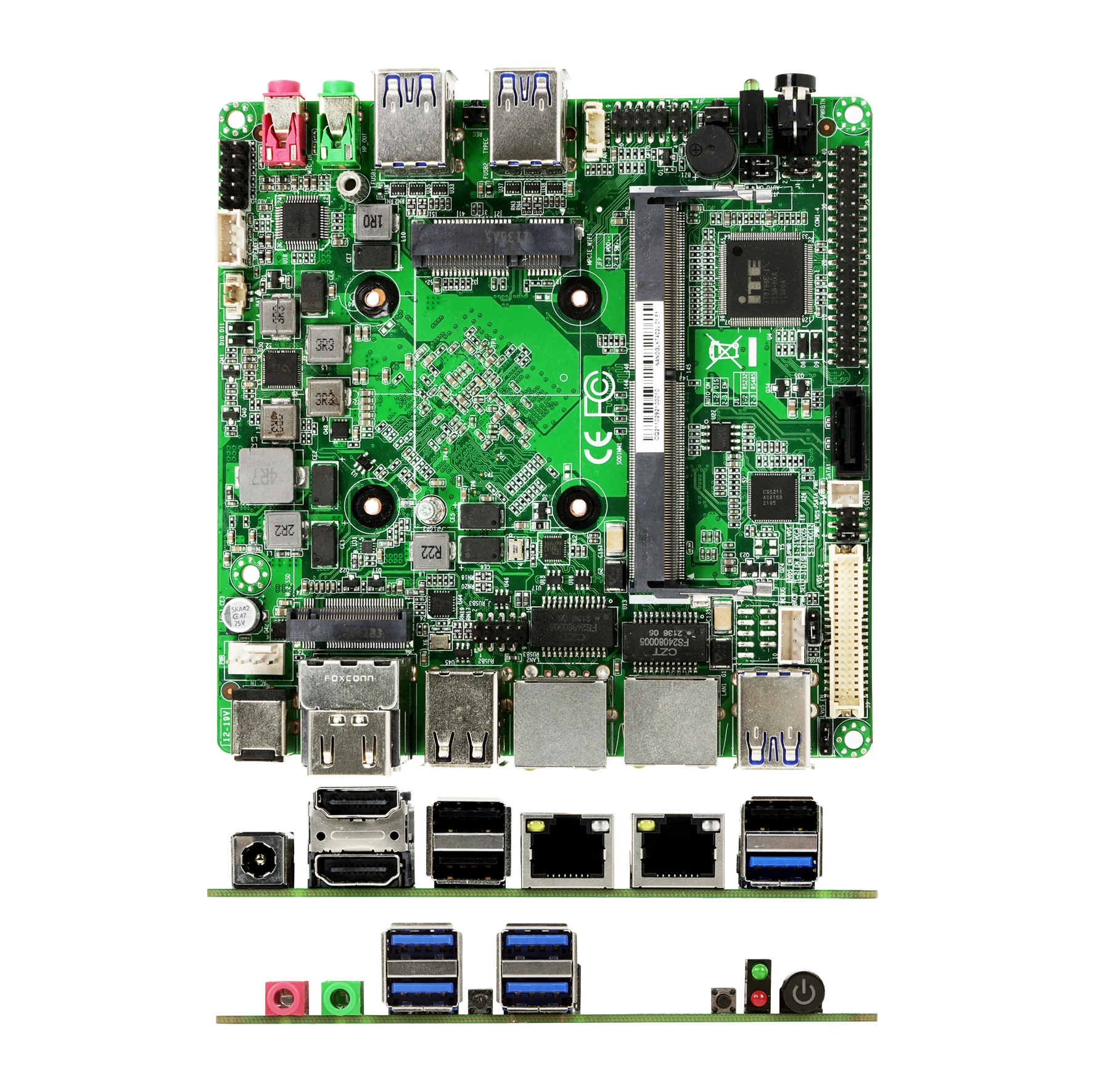 ZEROONE In-tel 8th Gemini Lake-R Processor Mini Itx Motherboard J4105 J4125 Cpu Mini PC Mainboard X86 Industrial Motherboard