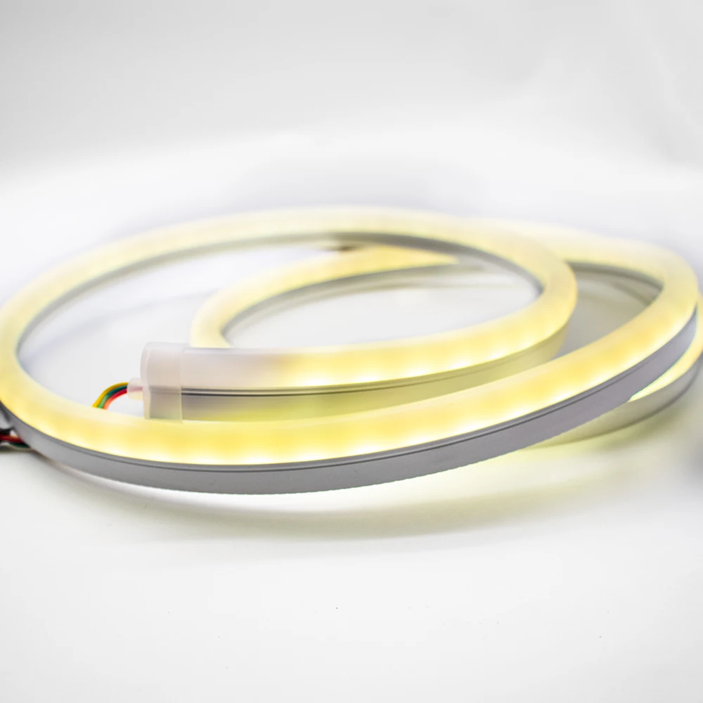 Kingtar Dream Color Milk Cover Flexible LED Neon Strip Light Waterproof Outdoor 12V LED Strip Lights
