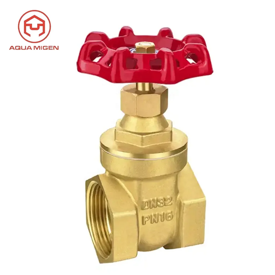 1/2-3 inch Npt Bsp Manual Firefighting Forged Brass Globe Gate Valve for Water Use
