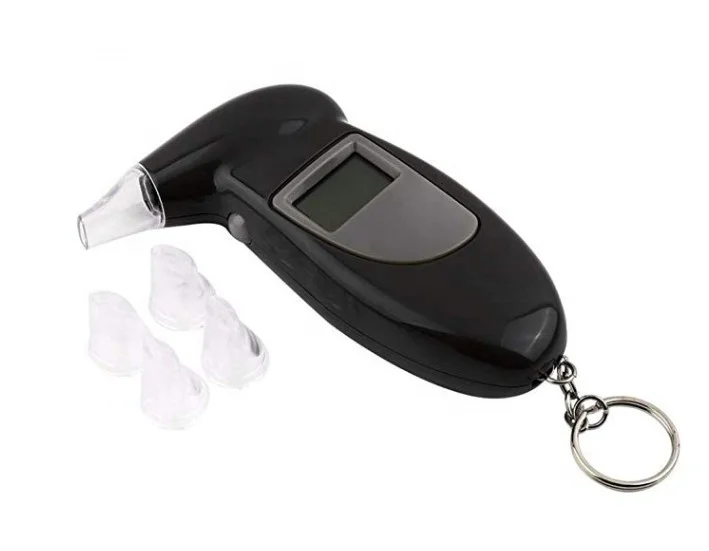 Portable keychain alcohol breath tester high precision mini alcohol tester for car drivers