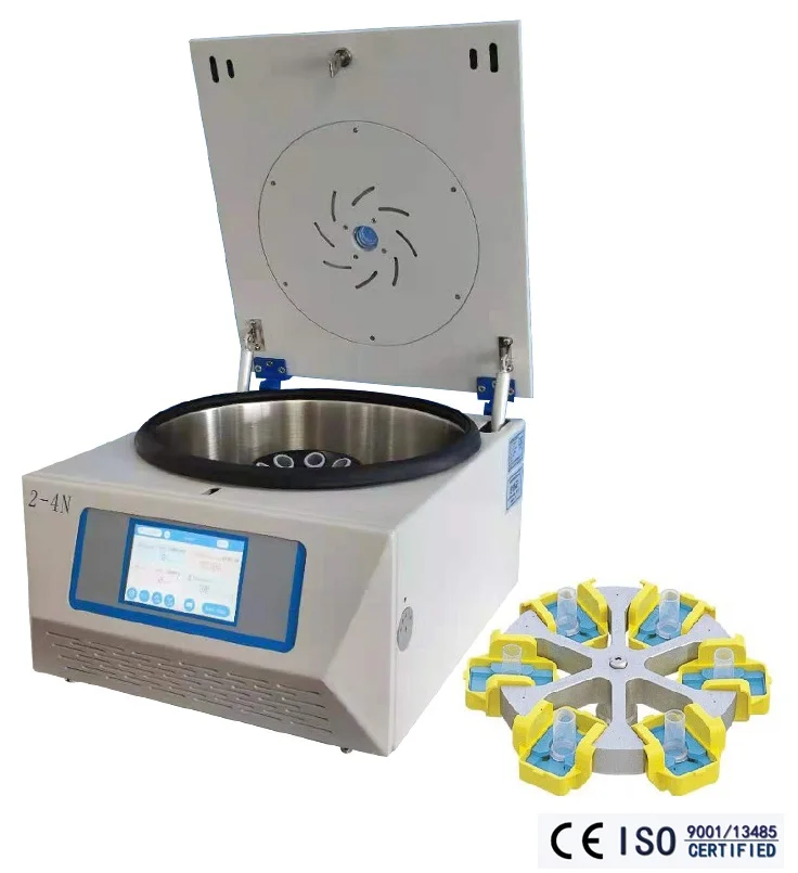 24 placer bench top centrifuge with Timer and Speed Control 4000rpm Capacity 10mlx24 220V CN Plug, 60HZ