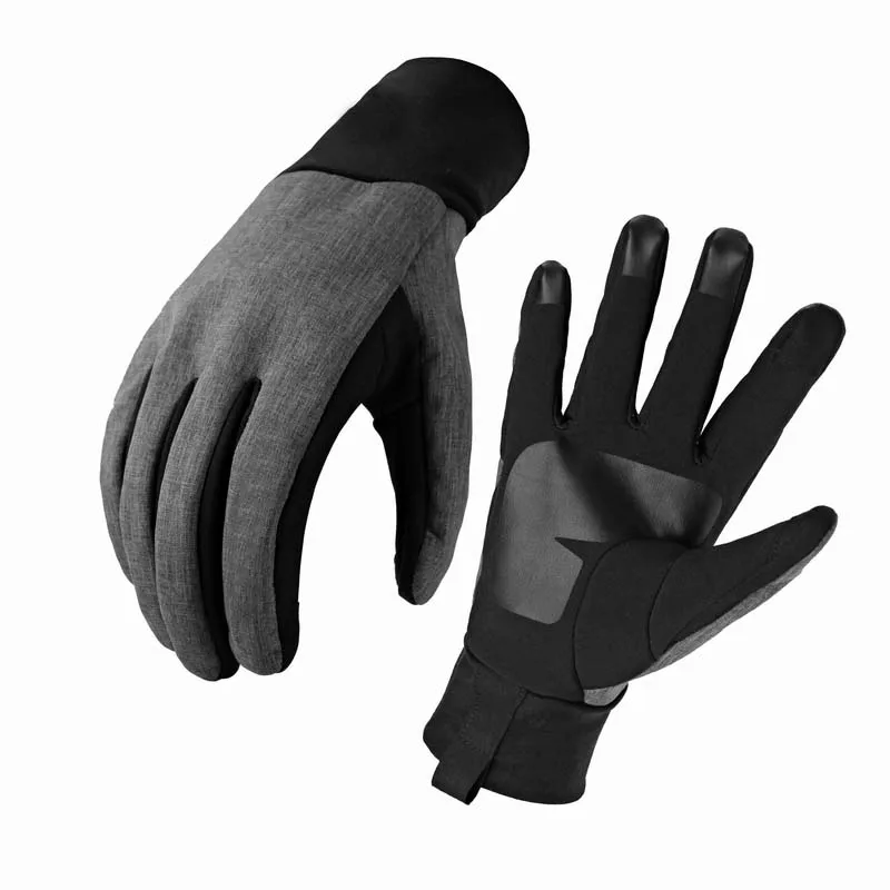 High Quality Fashionable Exquisite Stain Resistant Black Hiking Mittens