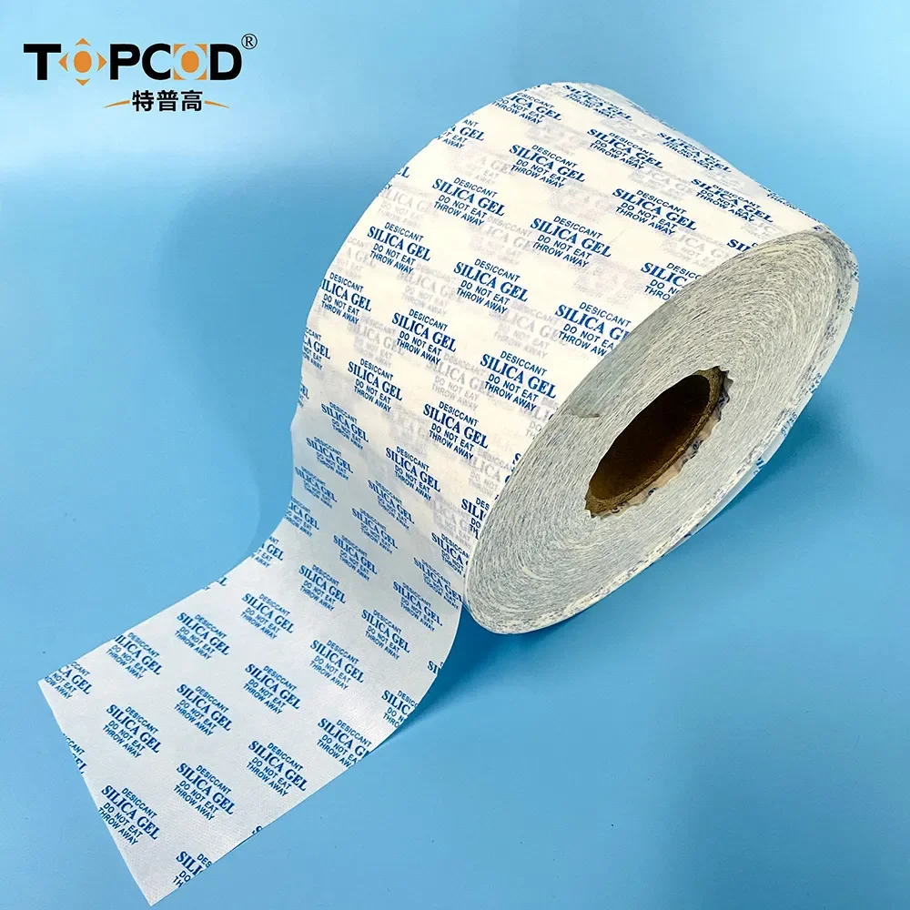 tyvek polyester es fiber/pet fiber/laminated paper non woven fabric coated packing material desiccant Desiccant Wrapping paper