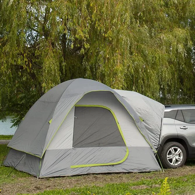 HOTO Waterproof Foldable Camping Outdoor Rear Extension Suv Trunk Tailgate Shade Awning Car Rear Tent Trailer Pickup Truck Tent