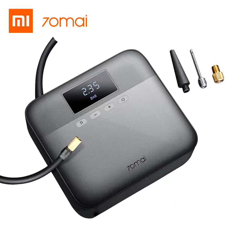 
Xiaomi 70mai Electric Car Air Pump Mini compressor Tire Inflator Auto Tyre Pumb 12v mini air compressor xiaomi machine 