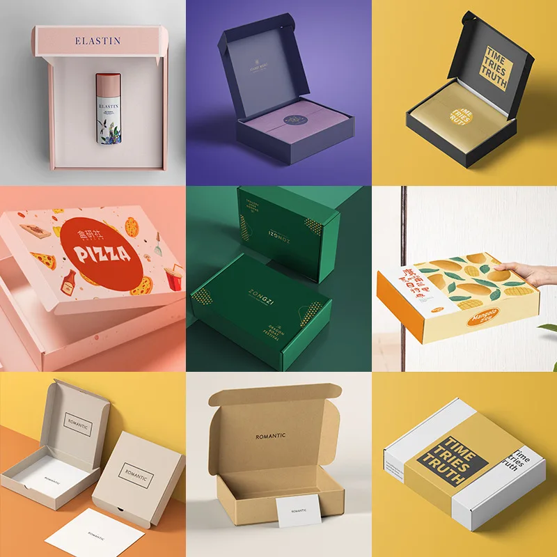 Manufacture Customize Mailer Box Packaging Clothes Shoes Apparel Corrugated Shipping Boxes Mailing Boxes