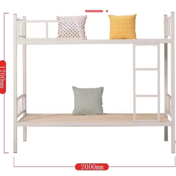 2021 wholesale fashion design iron metal school dormitory bunk bed