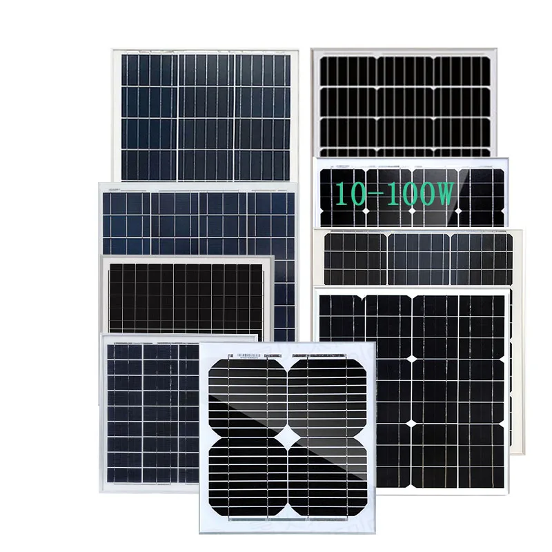 Donghui 10w 20w 50w 60w 80w 100w roof solar panel cheap solar panels china with battery and inverter