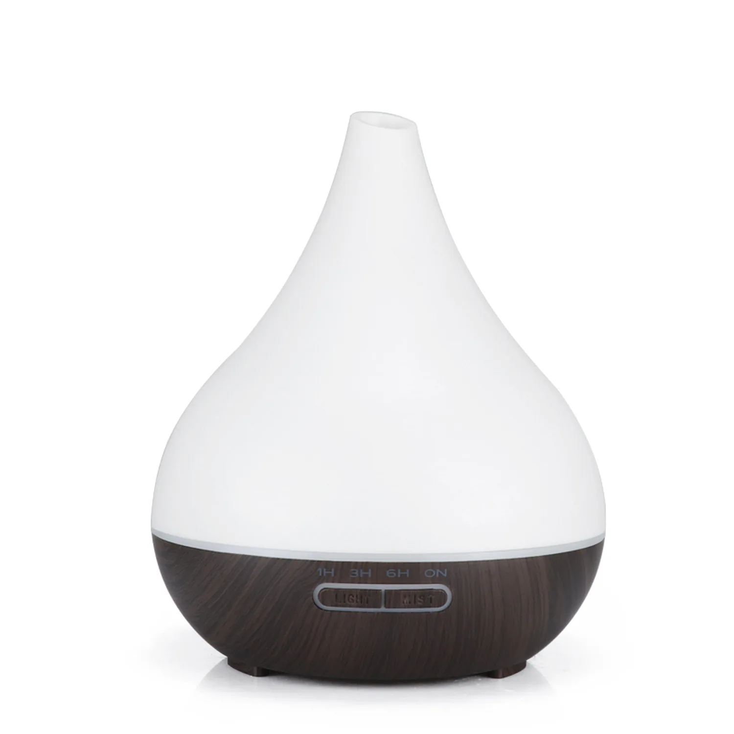 2021 400ml White Wood Aromatherapy Ultrasonic Oil Diffuser Spa Room Atomizer Aroma Diffusers