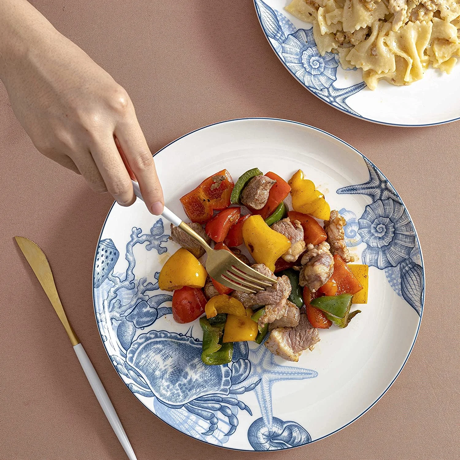 12 pieces ceramic plate dinnerware ,plate set