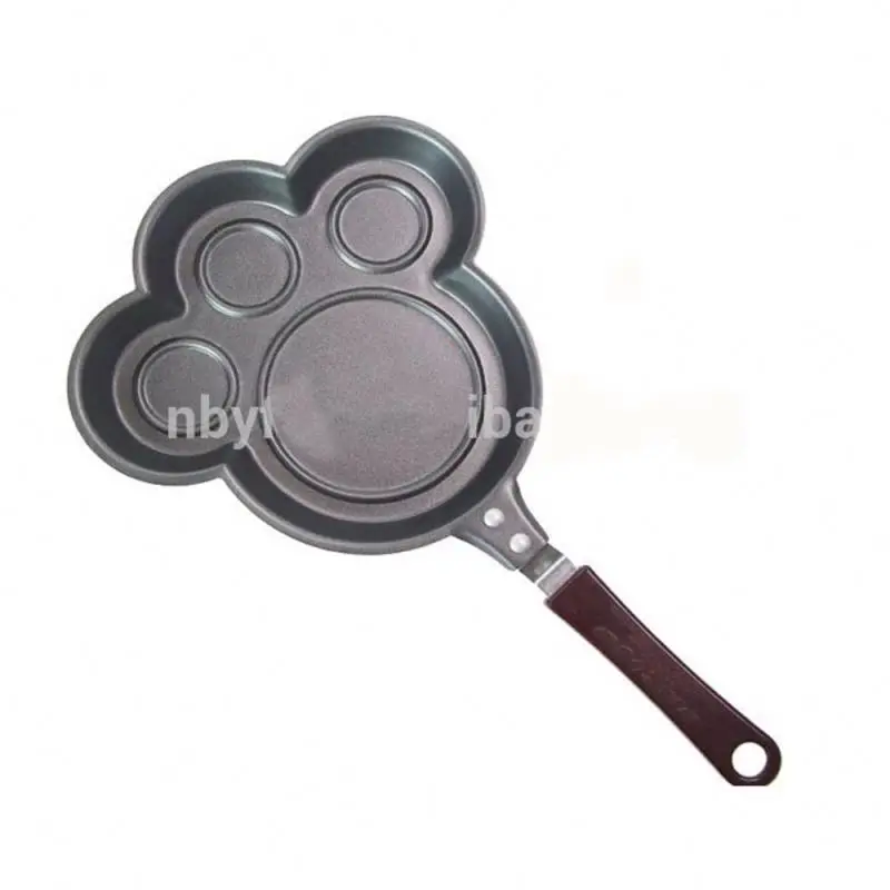 Домашняя посуда, сковорода для жарки яиц с антипригарным покрытием в форме сердца, чугунная Форма для яиц, сковорода для жарки