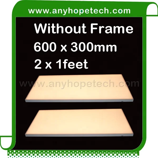 ETL 600x600mm CRI 95 frameless led panel light