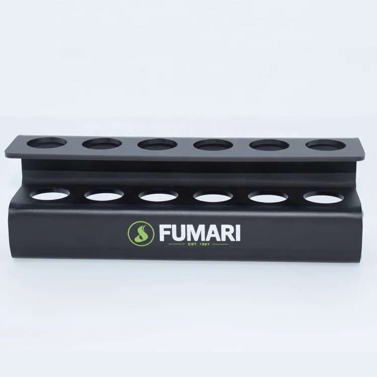 Customized Black Test Tube Display Holder Acrylic Tube Display Stand Racks