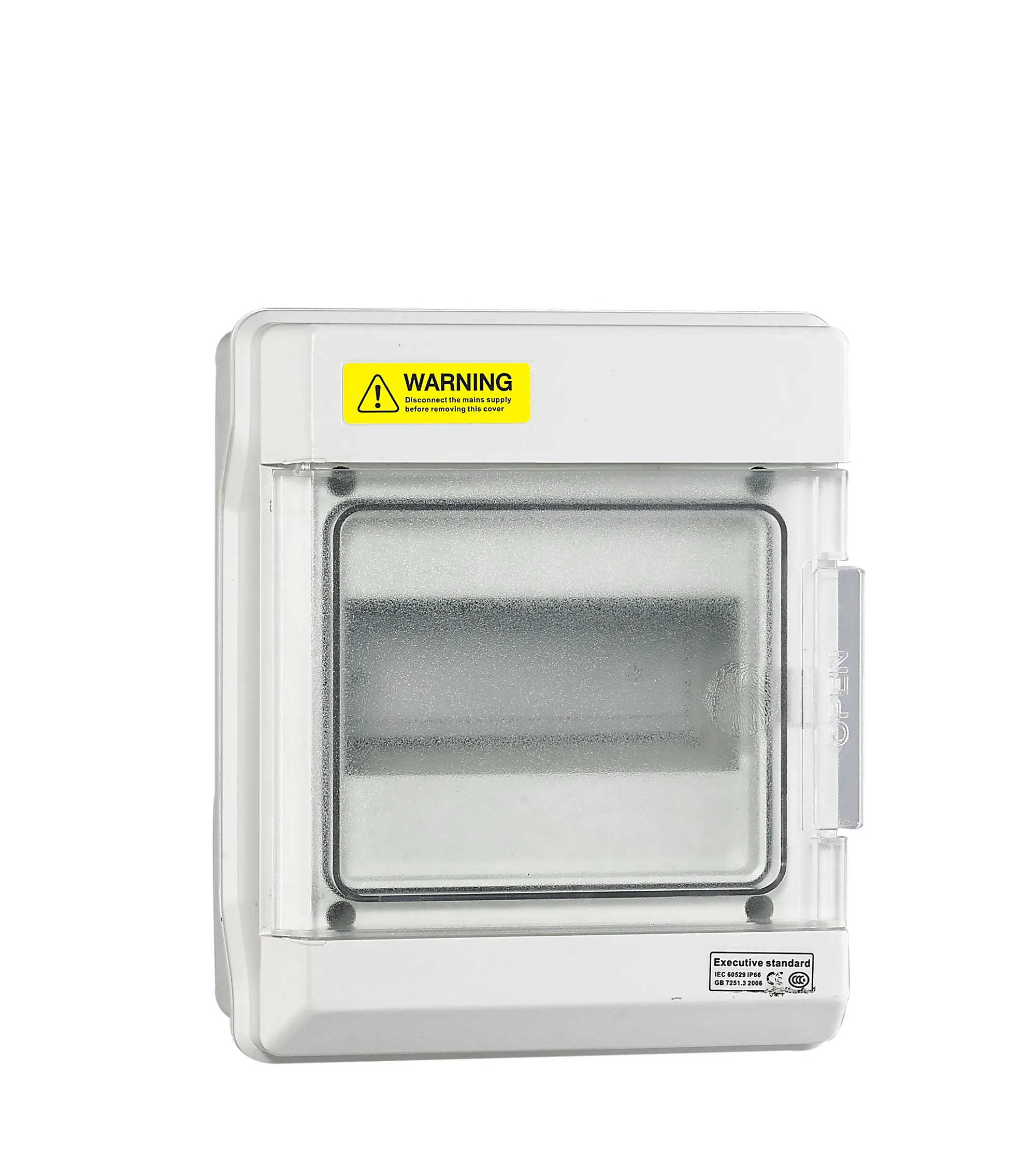 IP65 waterproof and dustproof ABS/PC electrical power house use 6 way Distribution box