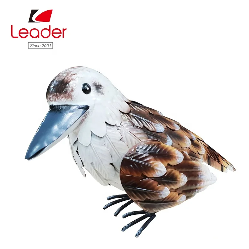 Tropocal African Animal Handmade Metal Colorful Iron Toucan Figurine