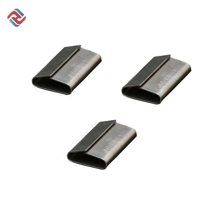 Manual Packing Strapping Seal for PET and PP 12mm 13mm 16mm 19mm PET strap Clip Steel Seal/Metal Buckle Serrated Seal