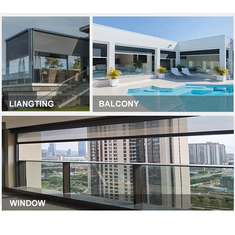 Factory Wholesale High quality UV Resistant window Adjustable Custom Smart Remote Auto Windproof Motorized Fabric Roller Blinds