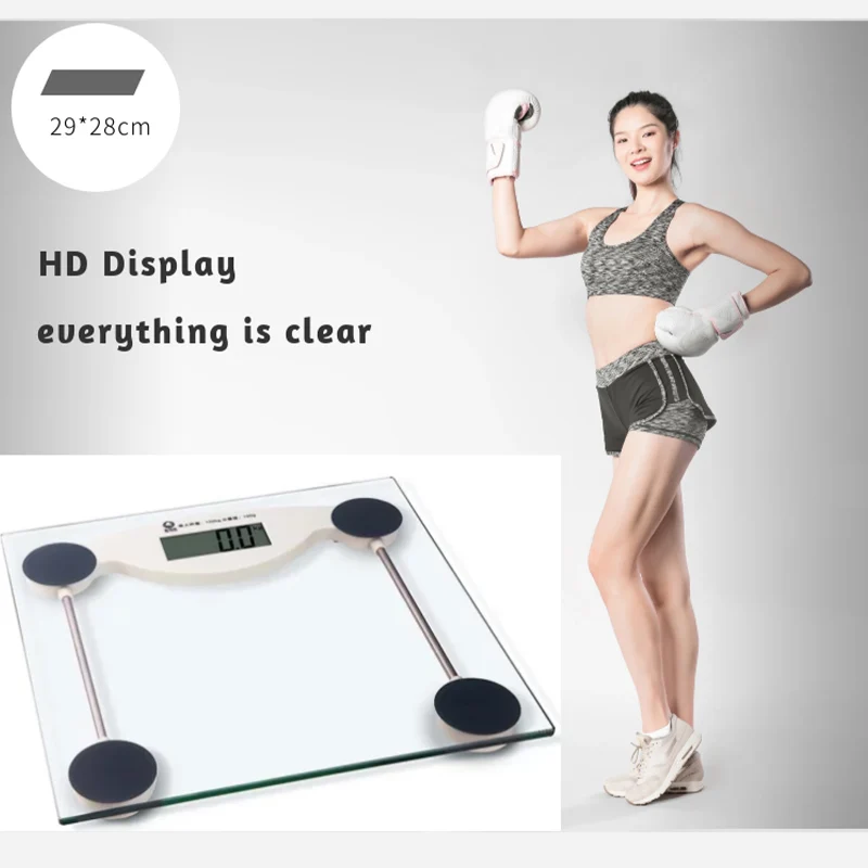 HYD balance de  Portable Digital Electronic Bathroom Personal Body Weighing Scale
