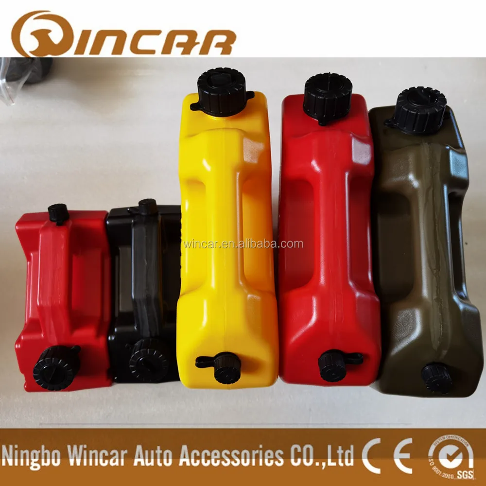 Plastic Jerry Can with Holder Portable Diesel Oil Fuel Tank for SUV ATV Car Motorcycle 4x4 4WD Offroad Camping Accessories