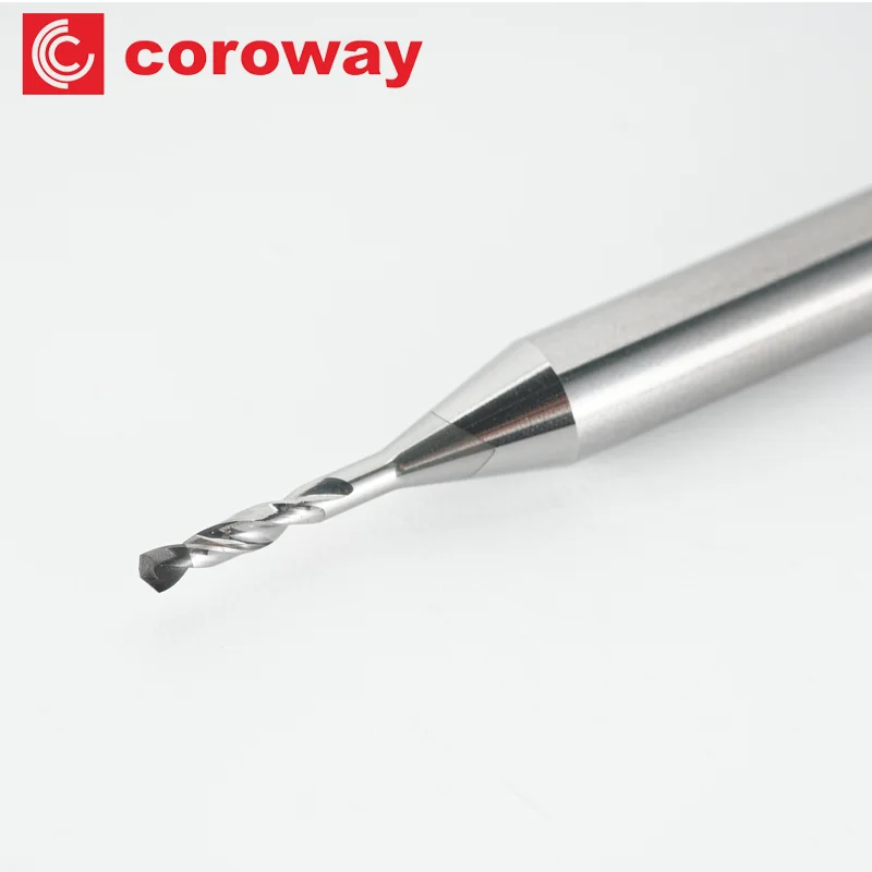 Solid PCD 120 Degrees Drill Bit for Milling Cutter on CFRP Aluminum Copper Ceramic Graphite Materials