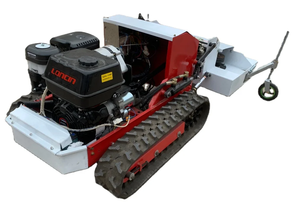 1080F Self Propelled Remote Control Walking Garden Grass Cutting Machine Lawn Mower Tracked  Grass Cutters