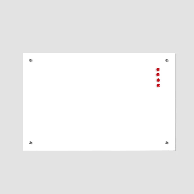Заводская Высококачественная настенная большая магнитная цветная стеклянная доска для письма