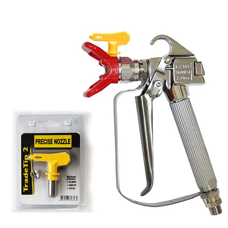 Airless Spray Gun With 517 Tips Nozzle For  High Pressure Airless Paint Sprayer