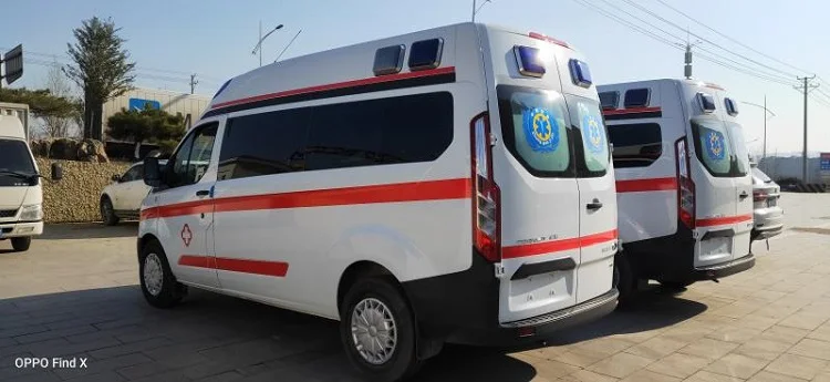 Emergency Vehicle Petrol ICU Transit Medical Clinic New Ambulance Sale
