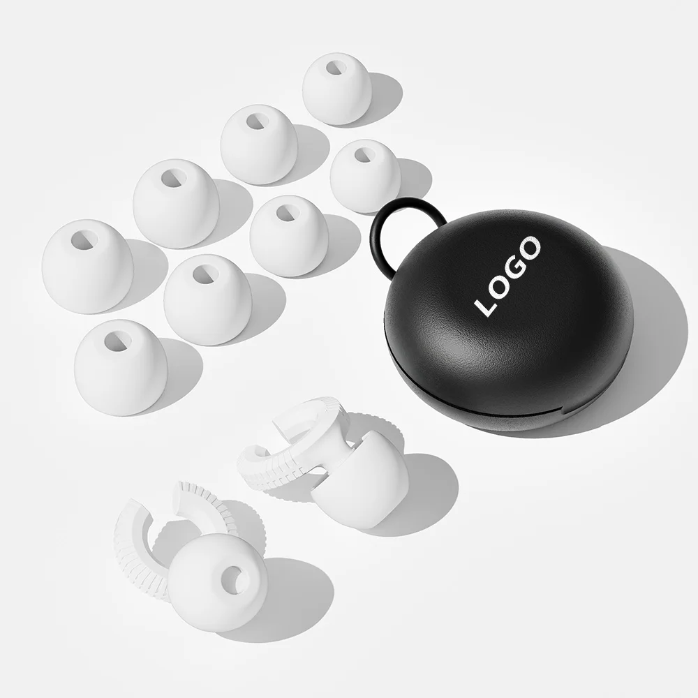 Custom Silicone Ear Plugs for Noise Reduction Hearing Protection  Reusable Soft Comfortable Earplugs for Sleeping,Travel Boxes