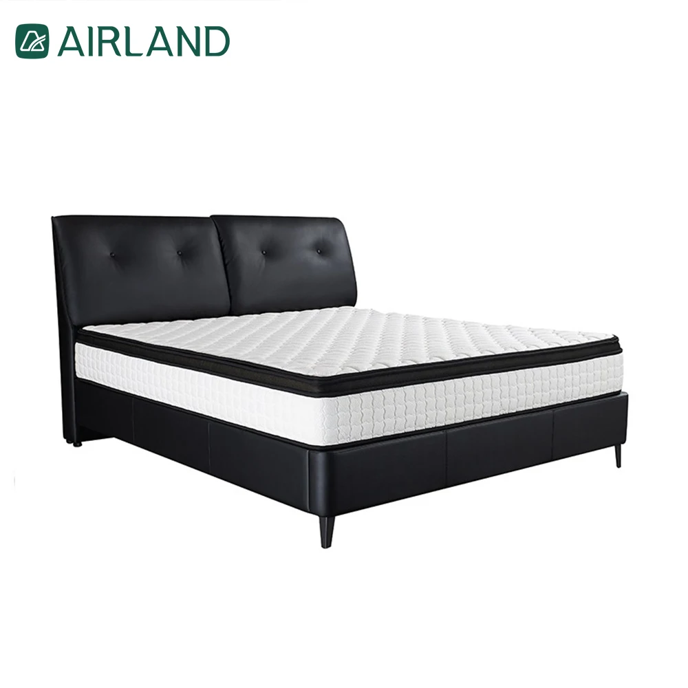 Factory Modern Soft Bed Luxury Multi-function Bed Solid Wood Bedroom Set