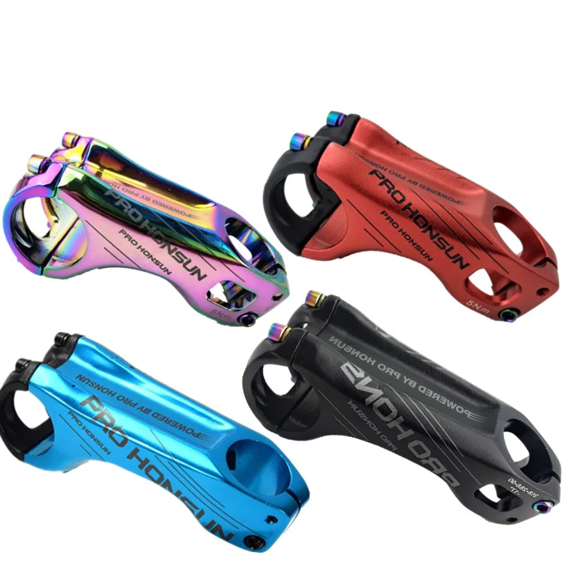 PRO HONSUN Ultralight Bicycle Stem 31.8*90/ 70mm Riser  MTB Road Bike Handlebar Stem -17 Degree MTB Cycle Stem Parts