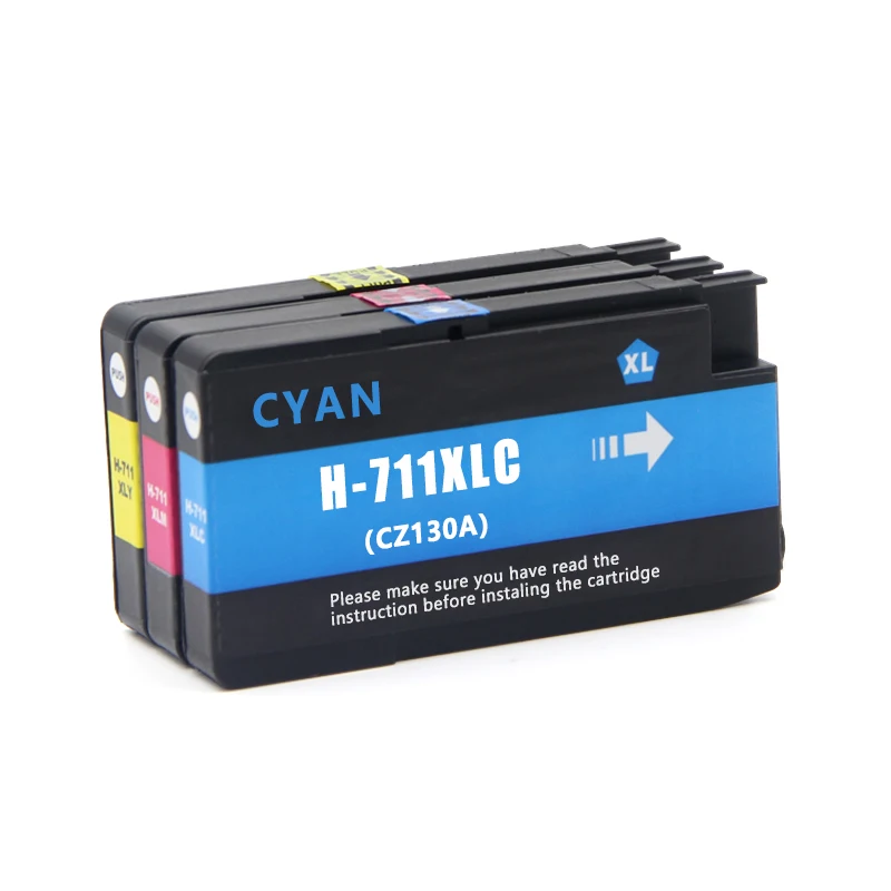  Supercolor 4 вида цветов для HP 711 100% новый чернильный картридж с полными чернилами принтера
