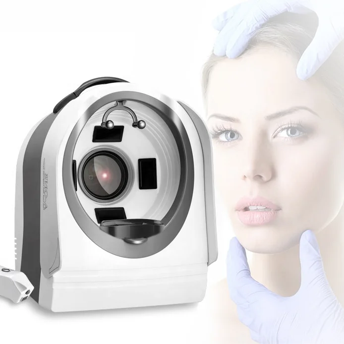 Professional Face UV Skin Face Analyzer 3D Facial Moisture Analyzer Machine Portable Magic Mirror Dermatology Device 2022